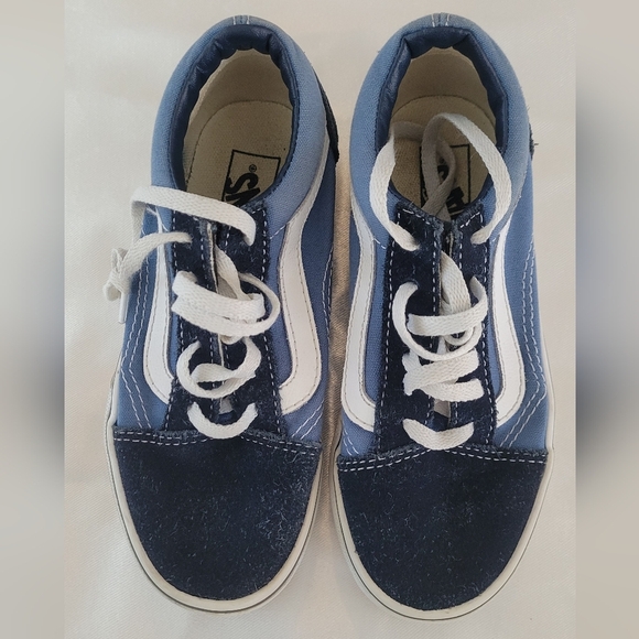 Vans Other - Vans Kids Blue and White Sneakers